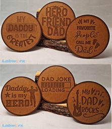 Fathers Day Coasters Set #1