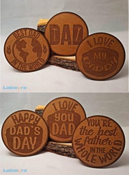 Fathers Day Coasters Set #3